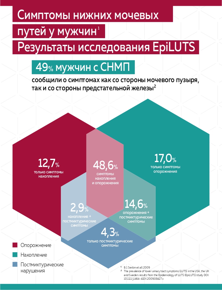Шаги к улучшению качества жизни пациентов: эффективная терапия симптомов нижних мочевых путей