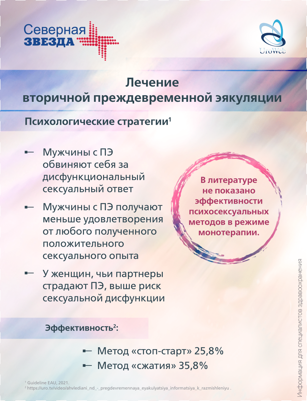 Вторичная преждевременная эякуляция