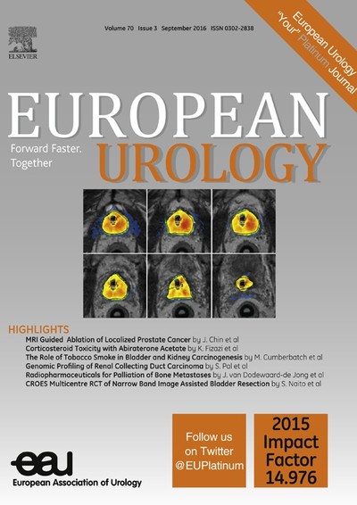 European Urology (Европейская Урология) 2016, Cентябрь;