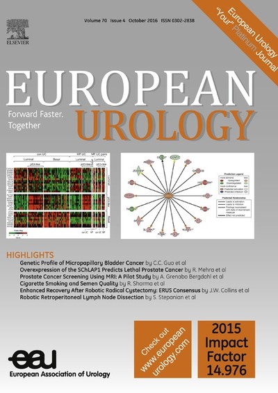 European Urology (Европейская Урология) 2016, Октябрь;