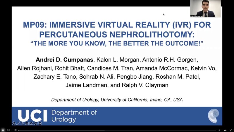 Иммерсивная виртуальная реальность (iVR) для чрескожной нефролитотомии: «Чем больше знаете, тем лучше результат!»