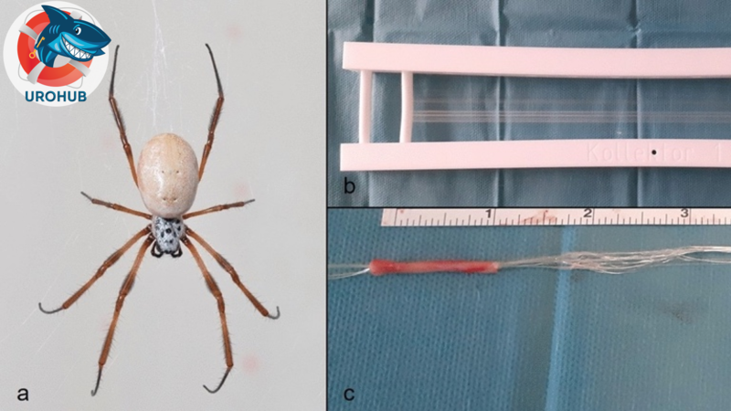 Реконструкция нервов при роботизированной РПЭ с помощью паучьего шелка: первый опыт